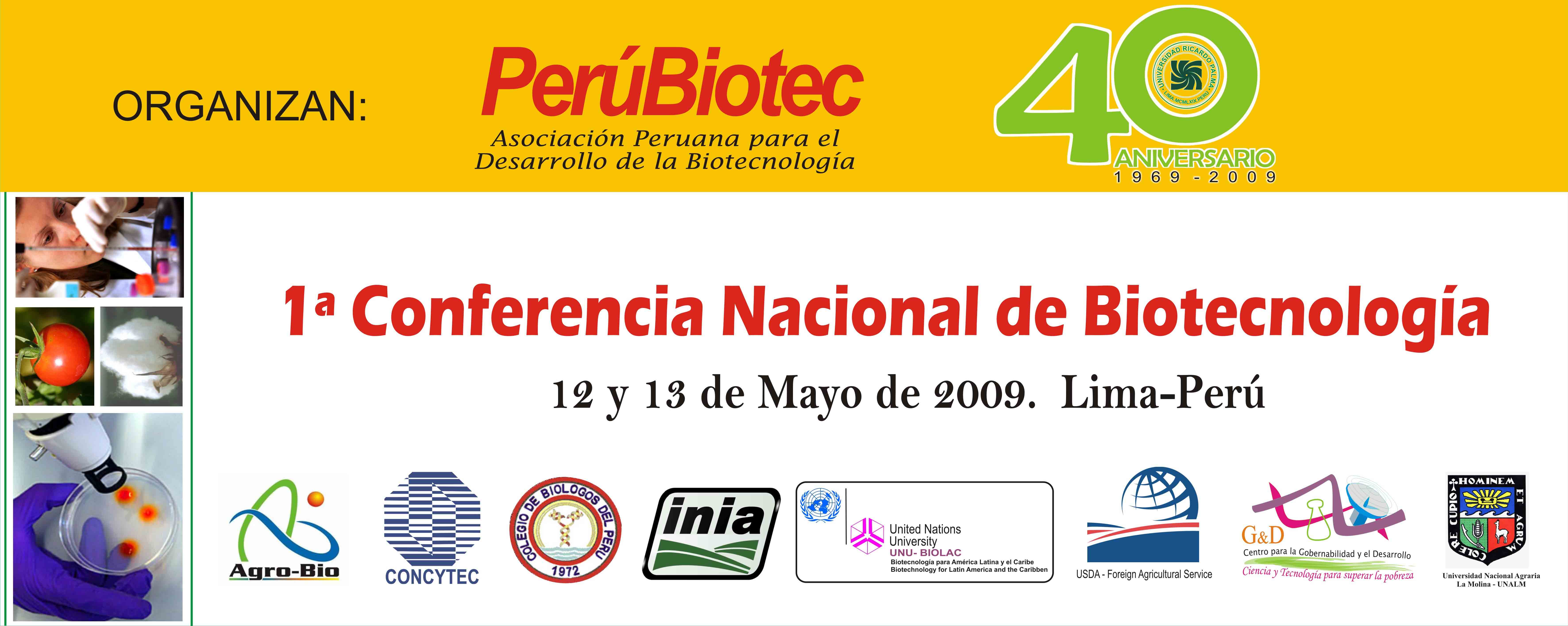 Conferencia Nacional de Biotecnologia